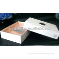 simple white perfume gift box